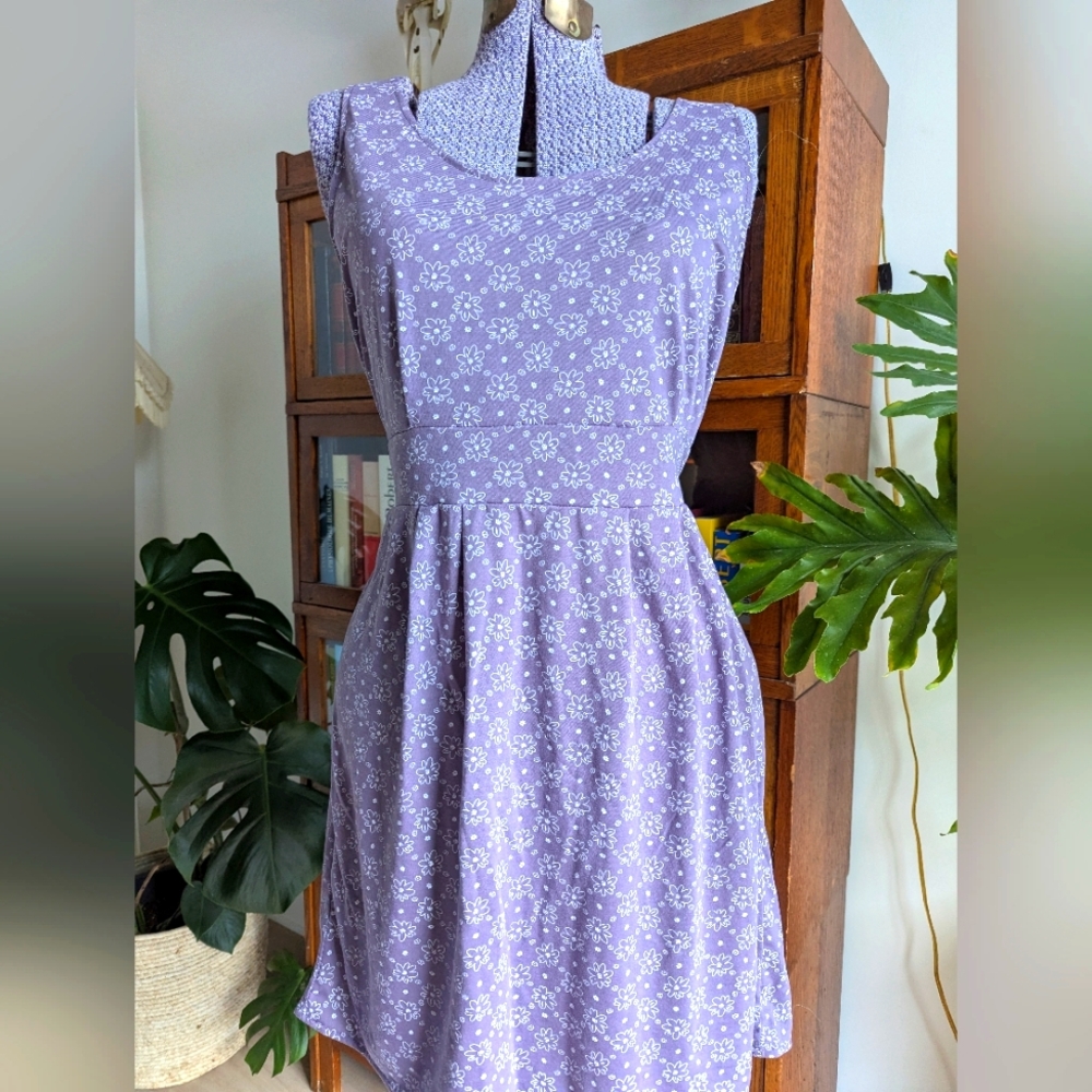 Floral Purple Dress
